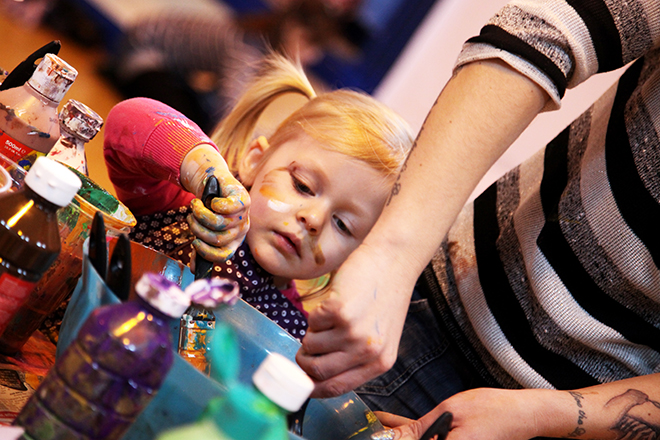 Mark Rothko Primary School creative art workshop